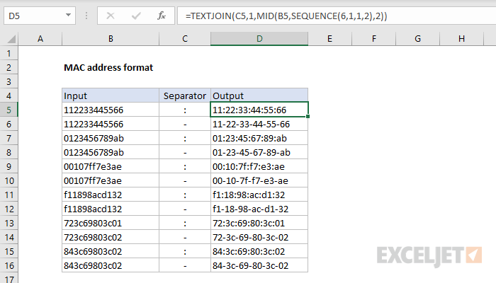 mac-address-format-excel-formula-exceljet